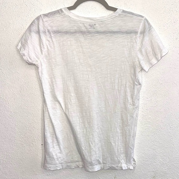 Madewell Whisper Cotton V-Neck Pocket Tee Optic White Size XS - Picture 9 of 9